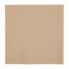 Serviettes cocktail recyclées 2 plis pliage 1/4 Fiesta Recyclable 240mm kraft (lot de 4000) FE217 Fiesta Recyclable
