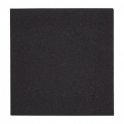 Serviettes cocktail 2 plis pliage 1/4 Fiesta Recyclable 240mm noires (lot de 4000) FE218 Fiesta Recyclable