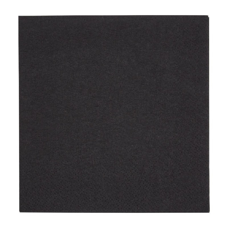 Serviettes cocktail 2 plis pliage 1/4 Fiesta Recyclable 240mm noires (lot de 4000) FE218 Fiesta Recyclable Serviettes cocktail 2 plis pliage 1/4 Fiesta Recyclable 240mm noires (lot de 4000) FE218 Fiesta Recyclable