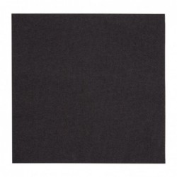 Serviettes snacking 2 plis pliage 1/4 Fiesta Recyclable 330mm noires (lot de 2000) FE225 Fiesta Recyclable