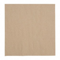 Serviettes snacking recyclées 2 plis pliage 1/4 Fiesta Recyclable 330mm kraft (lot de 2000) FE226 Fiesta Recyclable