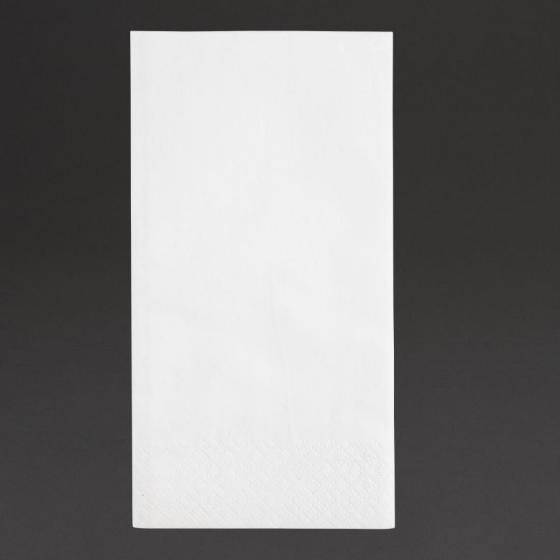 Serviettes snacking 2 plis pliage 1/8 Fiesta Recyclable 330mm blanches (lot de 2000) FE227 Fiesta Recyclable Serviettes snacking 2 plis pliage 1/8 Fiesta Recyclable 330mm blanches (lot de 2000) FE227 Fiesta Recyclable