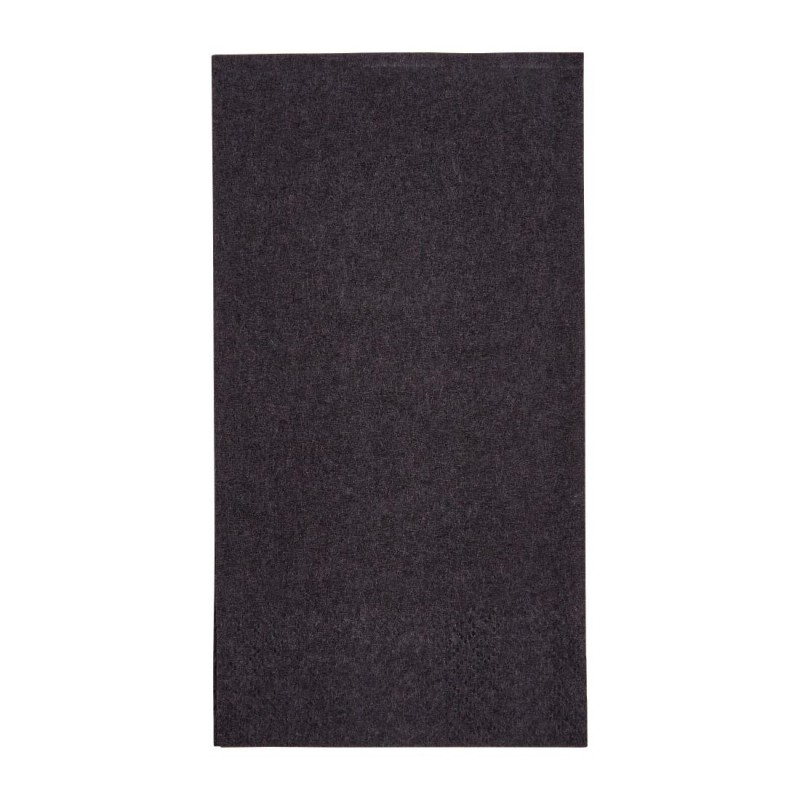 Serviettes snacking 2 plis Fiesta Recyclable noires 33x33cm pliage 1/8 (Lot de 2000) FE233 Fiesta Recyclable
