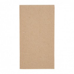 Serviettes snacking recyclées 2 plis pliage 1/8 Fiesta Recyclable 330mm kraft (lot de 2000) FE234 Fiesta Recyclable