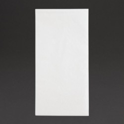Serviettes dîner 2 plis format 1/8 Fiesta Recyclable 400mm blanches (lot de 2000) FE243 Fiesta Recyclable