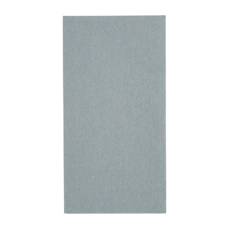Serviettes dîner 2 plis format 1/8 Fiesta Recyclable 400mm grises (lot de 2000) FE247 Fiesta Recyclable