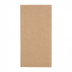 Serviettes dîner 2 plis format 1/8 Fiesta Recyclable 400mm kraft (lot de 2000) FE250 Fiesta Recyclable