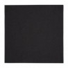 Serviettes dîner 3 plis format 1/4 Fiesta Recyclable 400mm noires (lot de 1000) FE257 Fiesta Recyclable