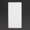 Serviettes dîner 3 plis format 1/8 Fiesta Recyclable 400mm blanches (lot de 1000) FE258 Fiesta Recyclable