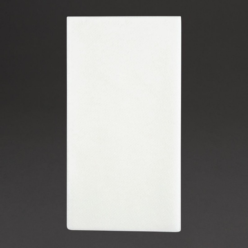 Serviettes de table Airlaid pliage en 8 Fiesta Recyclable Premium Tablin blanches 40x40cm (lot de 500) FE271 Fiesta Recyclable Serviettes de table Airlaid pliage en 8 Fiesta Recyclable Premium Tablin blanches 40x40cm (lot de 500) FE271 Fiesta Recyclable