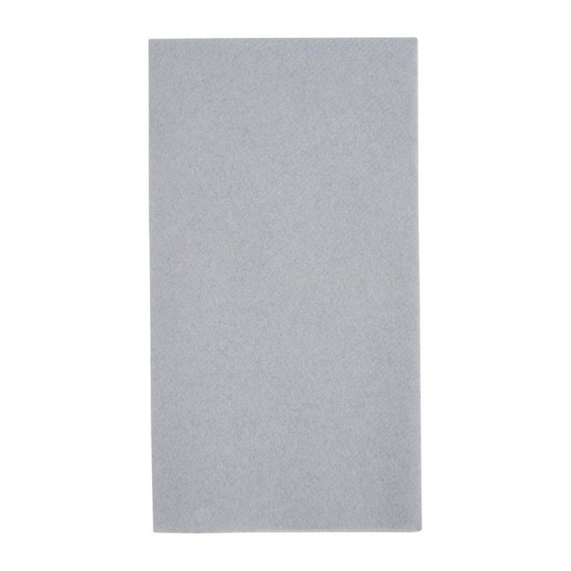 Serviettes de table Airlaid pliage en 8 Fiesta Recyclable Premium Tablin grises 40x40cm (lot de 500) FE274 Fiesta Recyclable