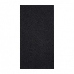 Serviettes de table Airlaid pliage en 8 Fiesta Recyclable Premium Tablin noires 40x40cm (lot de 500) FE276 Fiesta Recyclable