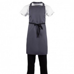 Tablier bavette Whites polyester-coton anthracite B426 Whites Chefs Clothing