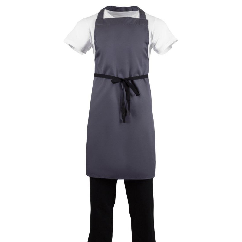 Tablier bavette Whites polyester-coton anthracite B426 Whites Chefs Clothing Tablier bavette Whites polyester-coton anthracite B426 Whites Chefs Clothing