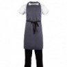 Tablier bavette Whites polyester-coton anthracite B426 Whites Chefs Clothing