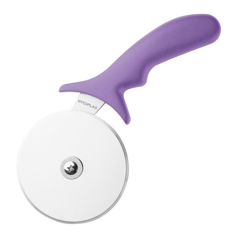 Roulette à pizza code couleur violet allergènes Hygiplas 102mm FE284 Hygiplas Roulette à pizza code couleur violet allergènes Hygiplas 102mm FE284 Hygiplas