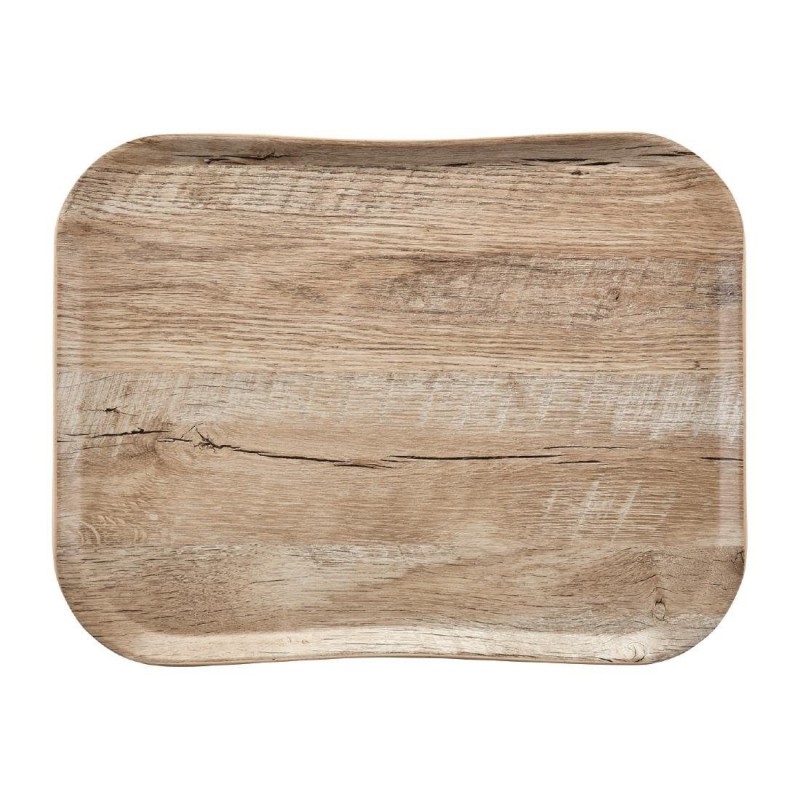 Plateau polyester Century aspect naturel bois Cambro chêne clair 330 x 430mm FE480 Cambro Plateau polyester Century aspect naturel bois Cambro chêne clair 330 x 430mm FE480 Cambro