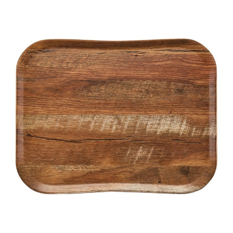 Plateau polyester Century aspect naturel bois Cambro chêne brun 330 x 430mm FE481 Cambro Plateau polyester Century aspect naturel bois Cambro chêne brun 330 x 430mm FE481 Cambro