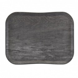 Plateau polyester Century aspect naturel bois Cambro chêne gris 330 x 430mm FE485 Cambro