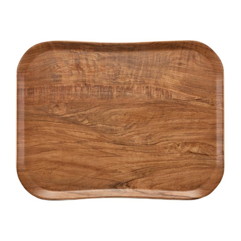Plateau polyester Century aspect naturel bois Cambro olivier marron 360 x 460mm FE490 Cambro Plateau polyester Century aspect naturel bois Cambro olivier marron 360 x 460mm FE490 Cambro