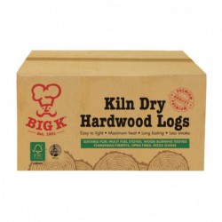Bûches de bois dur sec Big K 8Kg FJ728 Big K