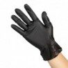 Gants vinyle non poudrés Hygiplas noirs XL (lot de 100) FJ748-XL Hygiplas