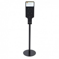 Borne d hygiène noire avec support AutoFoam Rubbermaid FN381 Rubbermaid