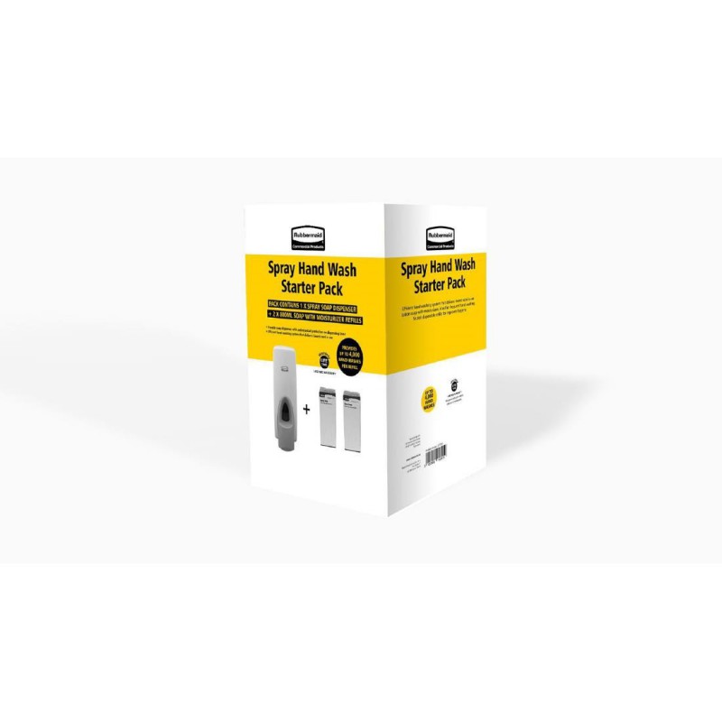 Pack de base manuel savon en spray pour les mains Rubbermaid 800ml FN397 Rubbermaid Pack de base manuel savon en spray pour les mains Rubbermaid 800ml FN397 Rubbermaid
