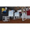 Mur de séparation recyclable 200x150cm PVC transparent FN989 Sans Marque