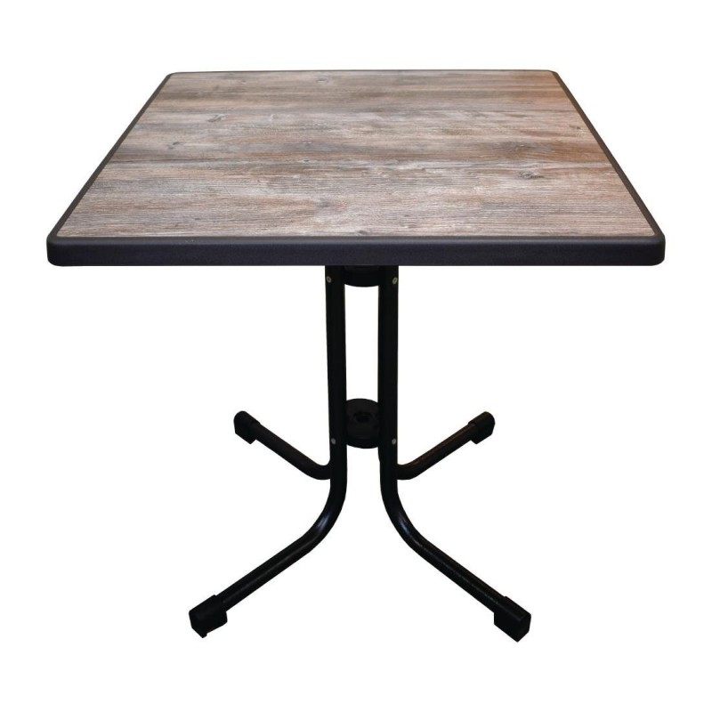 Table de patio démontable Limburg Vintage 70 x 70 cm FN993 Sans Marque Table de patio démontable Limburg Vintage 70 x 70 cm FN993 Sans Marque