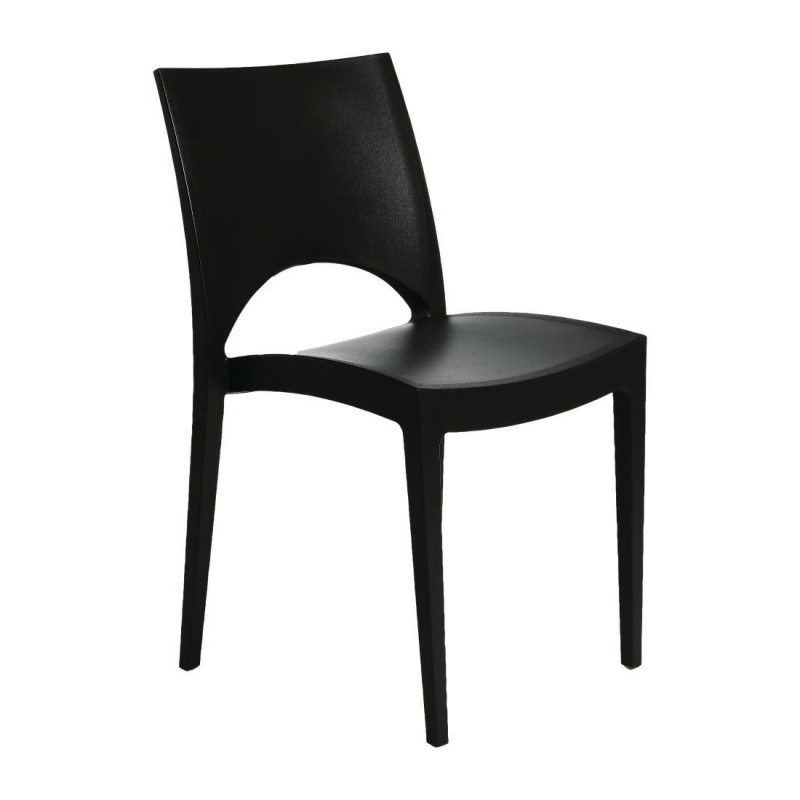 Chaise empilable d'extérieur / intérieur Sol anthracite FN994 Sans Marque Chaise empilable d'extérieur / intérieur Sol anthracite FN994 Sans Marque
