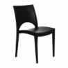 Chaise empilable d'extérieur / intérieur Sol anthracite FN994 Sans Marque