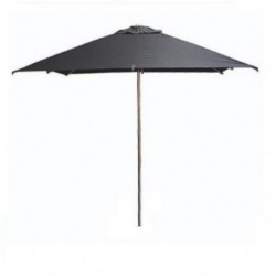 Parasol carré noir Milan Eden 2