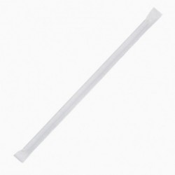 Pailles compostables en papier emballées individuellement Fiesta Compostable noires (lot de 250) FP440 Fiesta Compostable