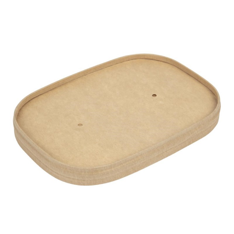 Couvercles en carton micro-ondables pour barquettes alimentaires Colpac Stagione (Lot de 300) FP454 Colpac Couvercles en carton micro-ondables pour barquettes alimentaires Colpac Stagione (Lot de 300) FP454 Colpac