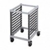 Échelle 9 niveaux GN 2/1 pour 18 bacs GN 1/1 Cambro FP468 Cambro