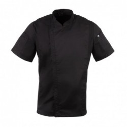 Veste de cuisine mixte Cool Vent Chef Works Urban Springfield noire L B472-L Chef Works Urban