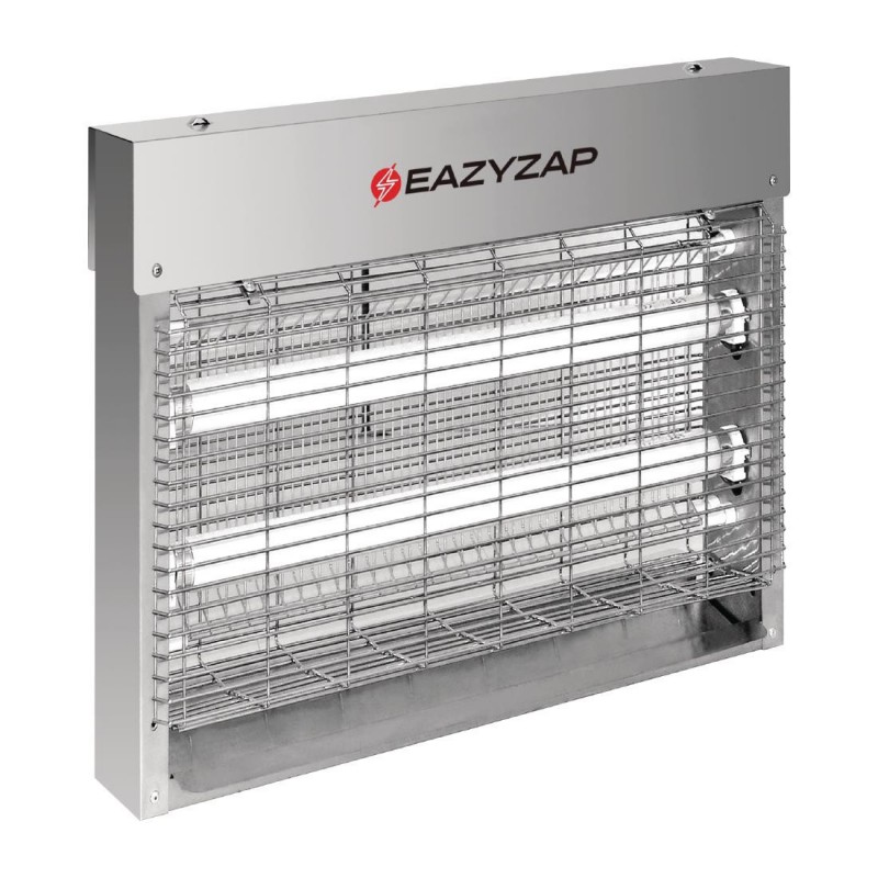 Désinsectiseur LED en inox brossé Eazyzap 8W FP983 Eazyzap