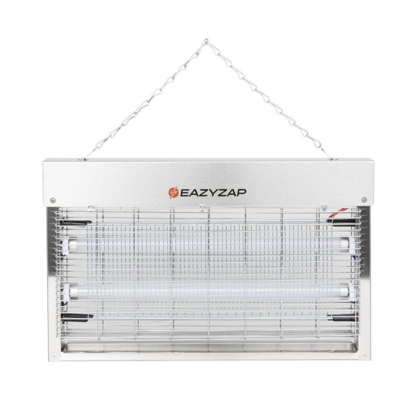 Désinsectiseur LED en inox brossé Eazyzap 14W FP984 Eazyzap
