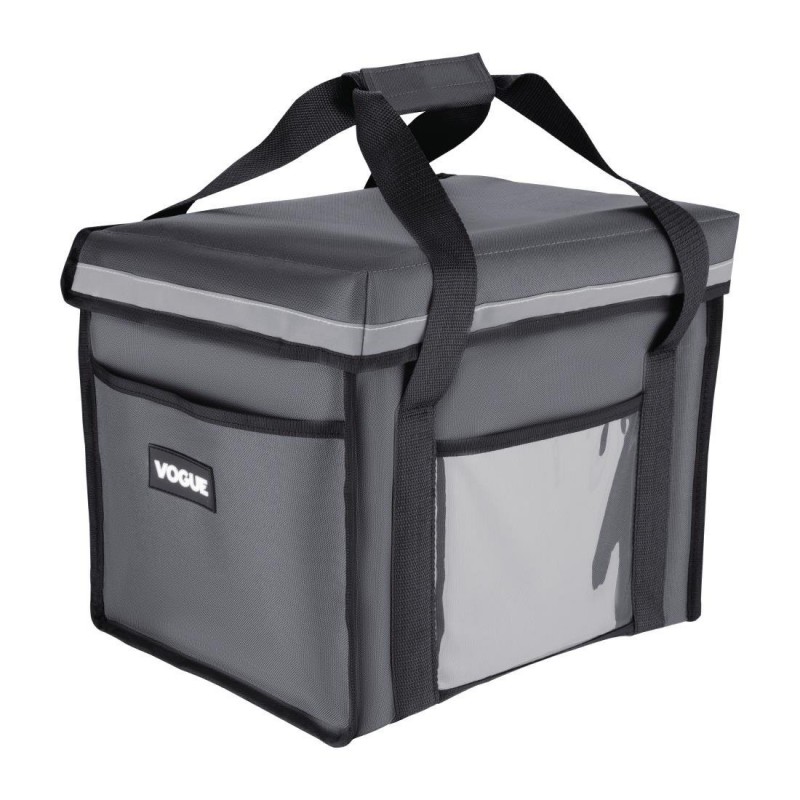 Sac de livraison isotherme pliant Vogue gris 305 x 380 x 380 mm FR225 Vogue Sac de livraison isotherme pliant Vogue gris 305 x 380 x 380 mm FR225 Vogue