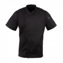 Veste de cuisine mixte Cool Vent Chef Works Urban Springfield noire XL B472-XL Chef Works Urban