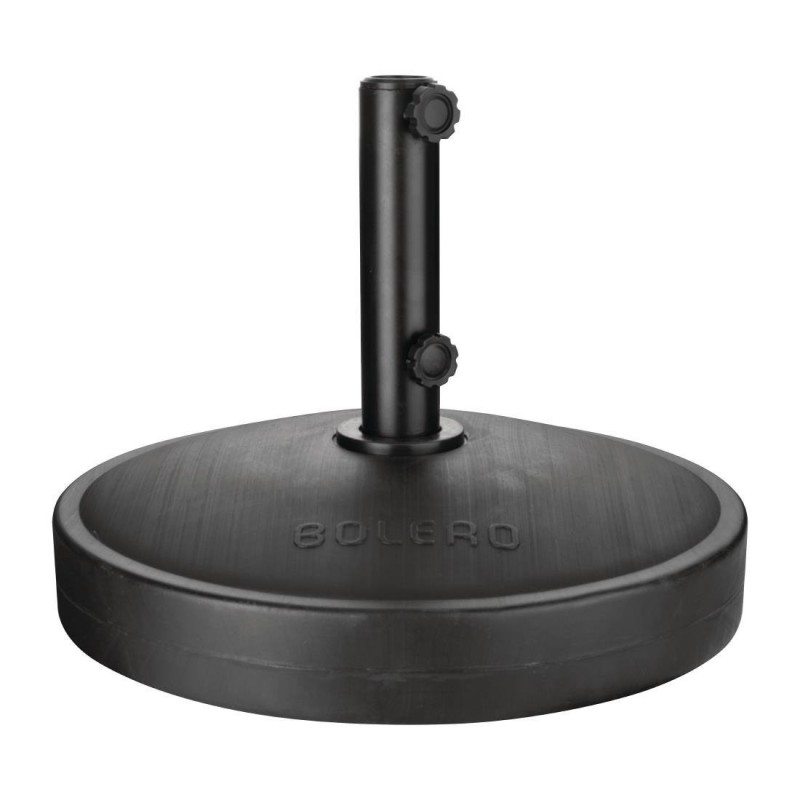 Pied de parasol en béton noir Bolero avec adaptateur 48/38mm FS158 Bolero Pied de parasol en béton noir Bolero avec adaptateur 48/38mm FS158 Bolero