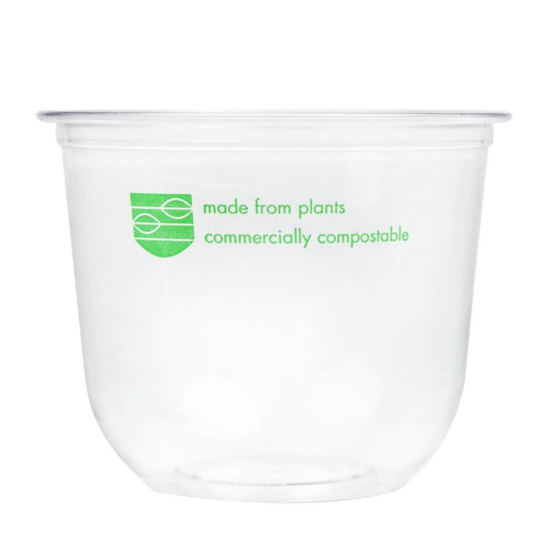 Pots Deli en PLA compostables série 96 Vegware 340ml (lot de 1000) FS173 Vegware Pots Deli en PLA compostables série 96 Vegware 340ml (lot de 1000) FS173 Vegware