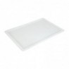 Couvercle pour boîte à pâte à pizza en polyéthylène Cambro 60x40x2cm FS332 Cambro
