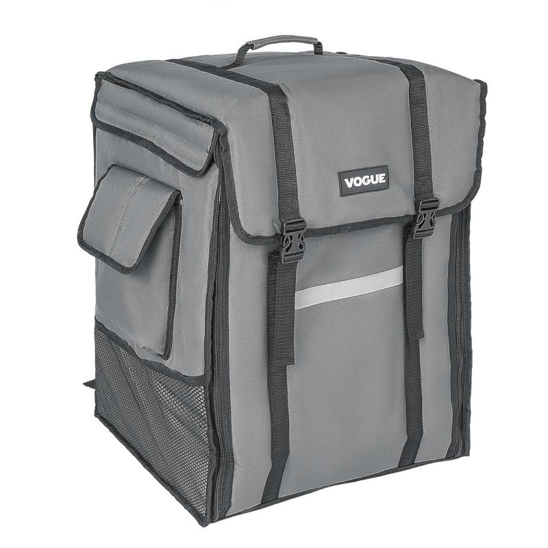 Sac à dos isotherme de livraison Vogue gris 550x400x400mm FS437 Vogue Sac à dos isotherme de livraison Vogue gris 550x400x400mm FS437 Vogue