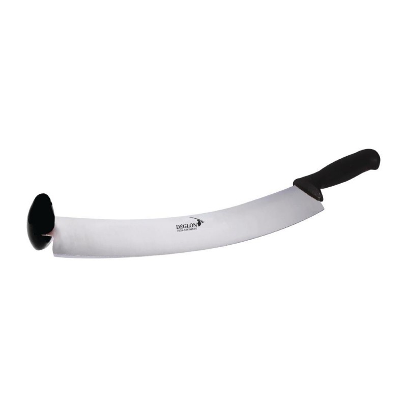 Couteau à fromage hollandais 2 mains lame courbée Deglon 38cm FS737 Deglon Sabatier Couteau à fromage hollandais 2 mains lame courbée Deglon 38cm FS737 Deglon Sabatier