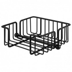 Porte-serviettes APS Urban noir 190 x 190 x 75 mm FT154 APS
