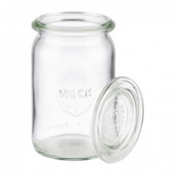 Bocaux en verre cylindriques avec couvercle Weck APS 145 ml (lot de 12) FT198 APS