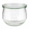 Bocaux en verre tulipe avec couvercle Weck APS 580 ml (lot de 6) FT200 APS