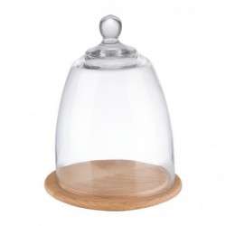 Plateau en bois avec couvercle en verre APS 185 x 240 mm FT201 APS